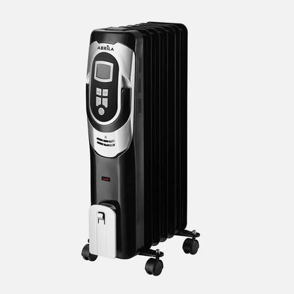 Radiador de Aceite Portátil Confort 1500W - 7 Módulos con Temporizador, Ruedas y Luz Indicadora | 62x34x24 cm