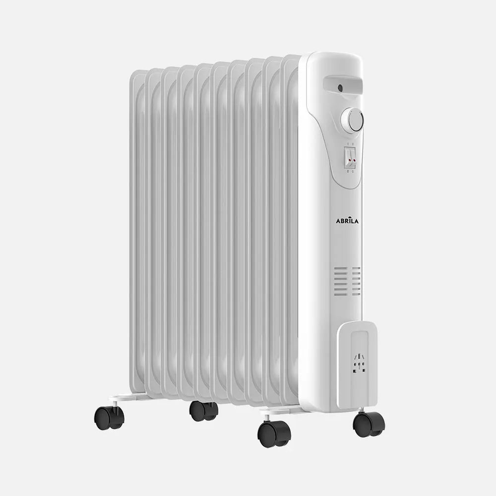 Radiador de Aceite Portátil Duncan 2500W - Estufa Eléctrica de Máxima Potencia con Sistema Antivuelco y Termostato | 60.5x48.5x24.5 cm