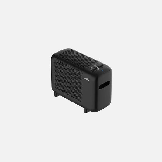 Radiador de Mica Pinsapo 600W Negro con 2 Potencias, Sistema Antivuelco, Termostato Regulable y Protección de Seguridad