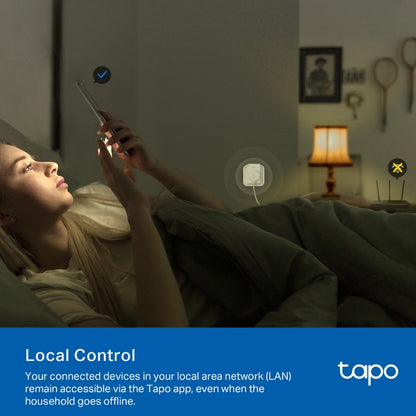 Enchufe Inteligente Wi-Fi TP-Link TAPO P100 - Wi-Fi Mini Smart Plug, ideal para agendar ligar/desligar y economizar energía, compatible con Alexa y Google Home