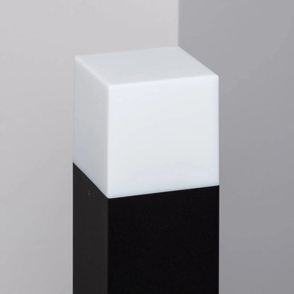 Baliza Exterior Superficie Pie 74cm Augusta Negra