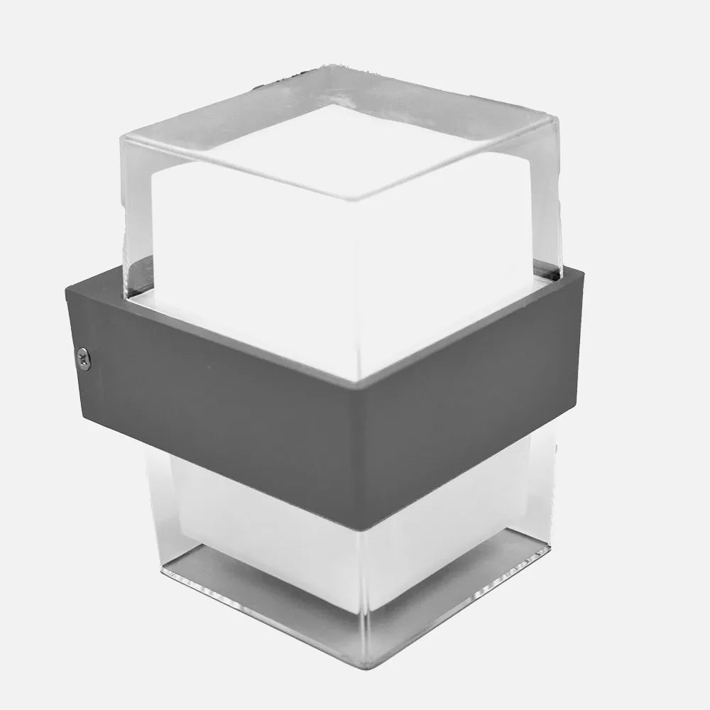 Aplique Exterior 8w 3000k Tucan Gris Ip44 500lm 13,3x9,5x10,5 Cm