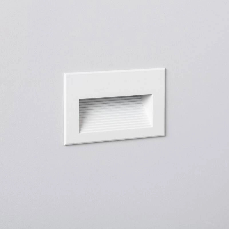 Baliza Exterior LED 5W Empotrable Pared Blanco Goethe Horizon