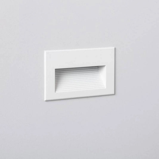 Baliza Exterior LED 5W Empotrable Pared Blanco Goethe Horizon
