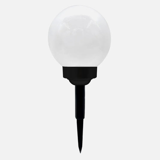 Pincho Ext. Solar 5000k 50lm Kira Negro C/sensor Crepuscular Ip65 32/36x15x15 Cm Carga 5-6h Uso 6h