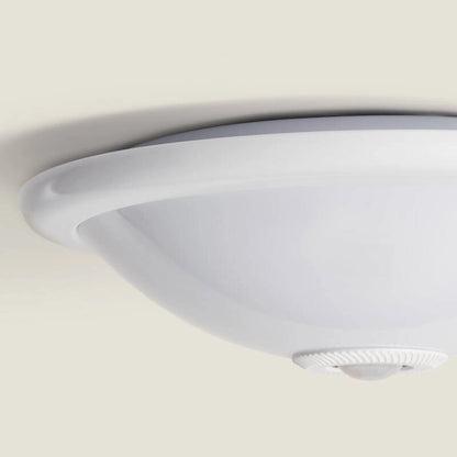 Plafón LED Techo 2x E27 Circular con Sensor de Movimiento PIR y Crepuscular Design