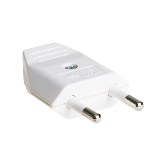 CLAVIJA 2P,10A 250V COLOR BLANCO