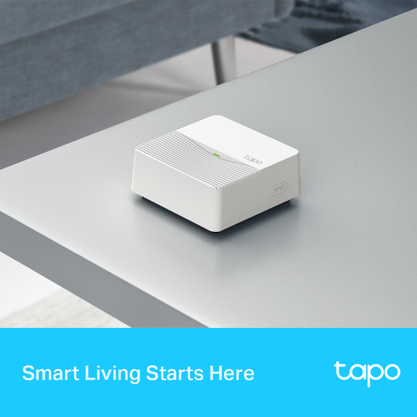 Tapo TP-Link H200 Smart Hub Enlace a WiFi hasta 64 Dispositivos,Compatible C420, C400, D230 y más, Plug & Play,con 19 Tonos, Control Inteligente centralizado Hogar