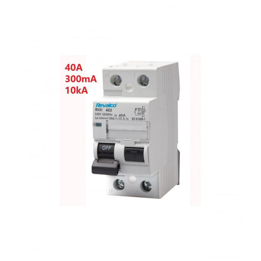 Diferencial 2P 40A 300mA AC | Protección Eléctrica E 10 kA