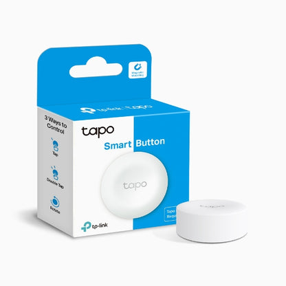 TP-Link Tapo S200B Botón Inteligente, Acciones Personalizadas, Control Inteligente Dispositivos, Activación Alarma con un Clic, Batería de Larga Duración, Hub Requerido, Blanco