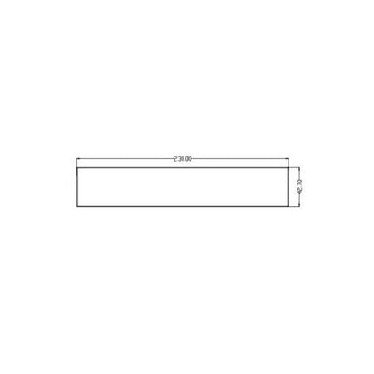 Aplique de Pared Exterior LED 6W Karl Solar Negro