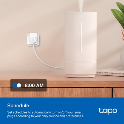 Enchufe Inteligente Wi-Fi TP-Link TAPO P100 - Wi-Fi Mini Smart Plug, ideal para agendar ligar/desligar y economizar energía, compatible con Alexa y Google Home