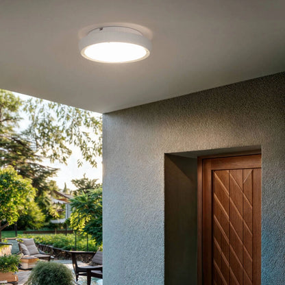Plafón Circular para Exterior Ø300 mm IP65 Curio Blanco