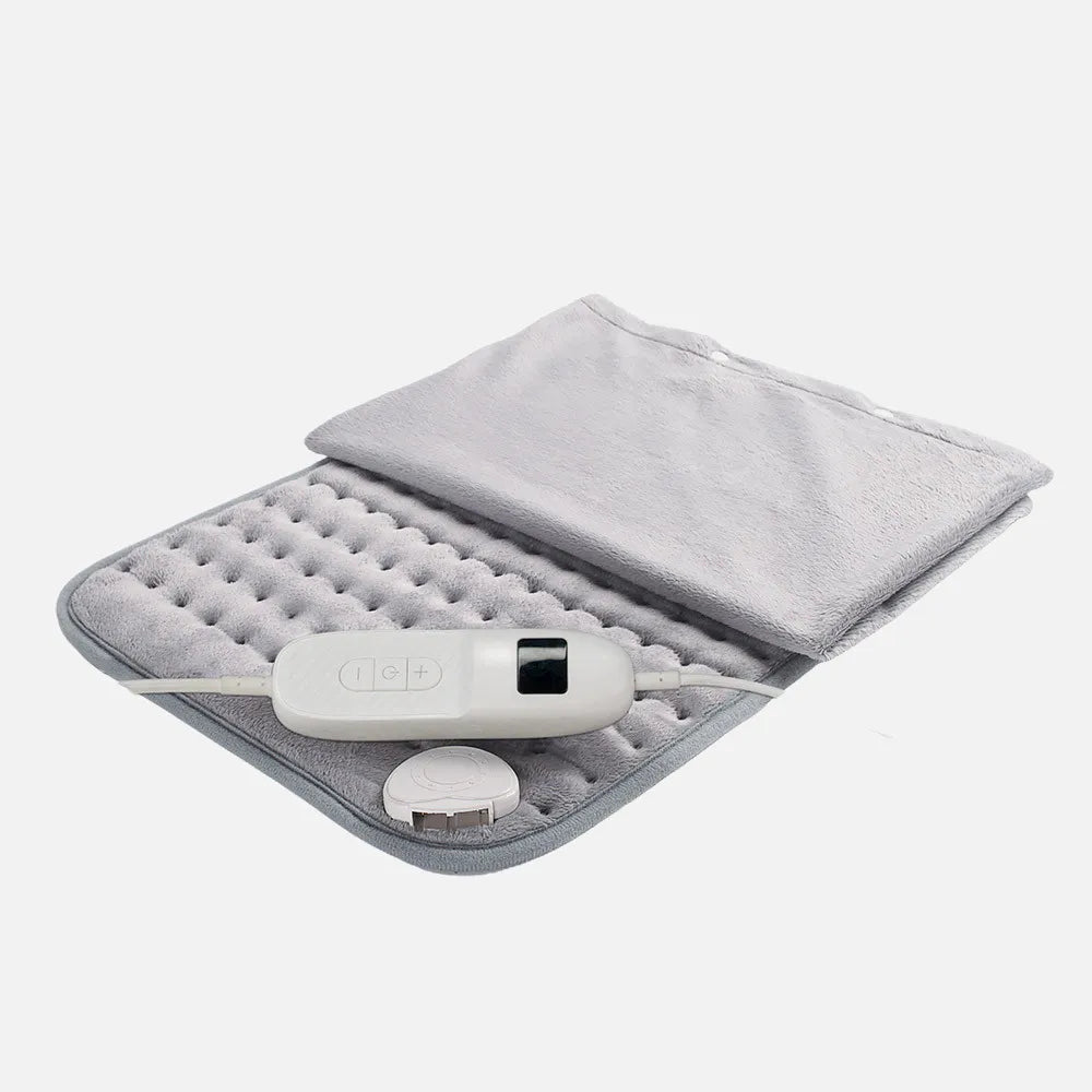 Almohadilla Electrica vellon Gris 100w 40x30cm C/cubierta 9niveles Apagado Automatico Lavable