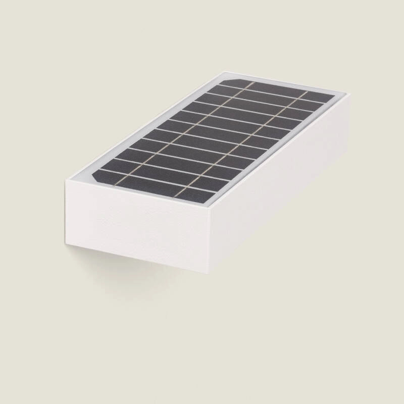 Aplique de Pared Exterior LED 6W Karl Solar Blanco