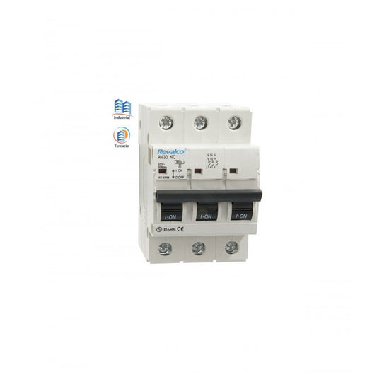 MAGNETOTERMICO 6KA C 3P 10A