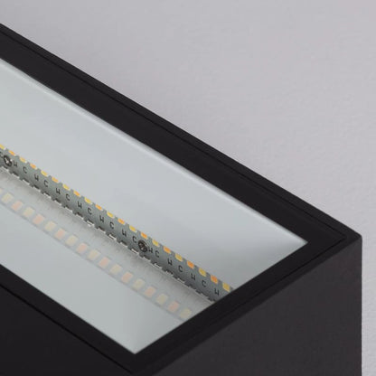 Aplique de Pared Exterior LED 18W de Aluminio Iluminación Doble Cara CCT Seleccionable Gropius
