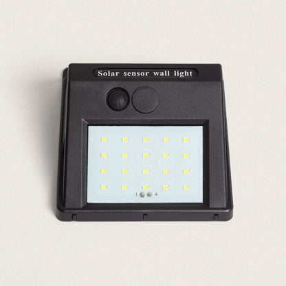 Aplique de Pared Exterior Solar LED IP65 Encendido Crepuscular