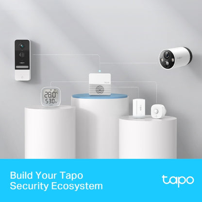 Tapo TP-Link H200 Smart Hub Enlace a WiFi hasta 64 Dispositivos,Compatible C420, C400, D230 y más, Plug & Play,con 19 Tonos, Control Inteligente centralizado Hogar