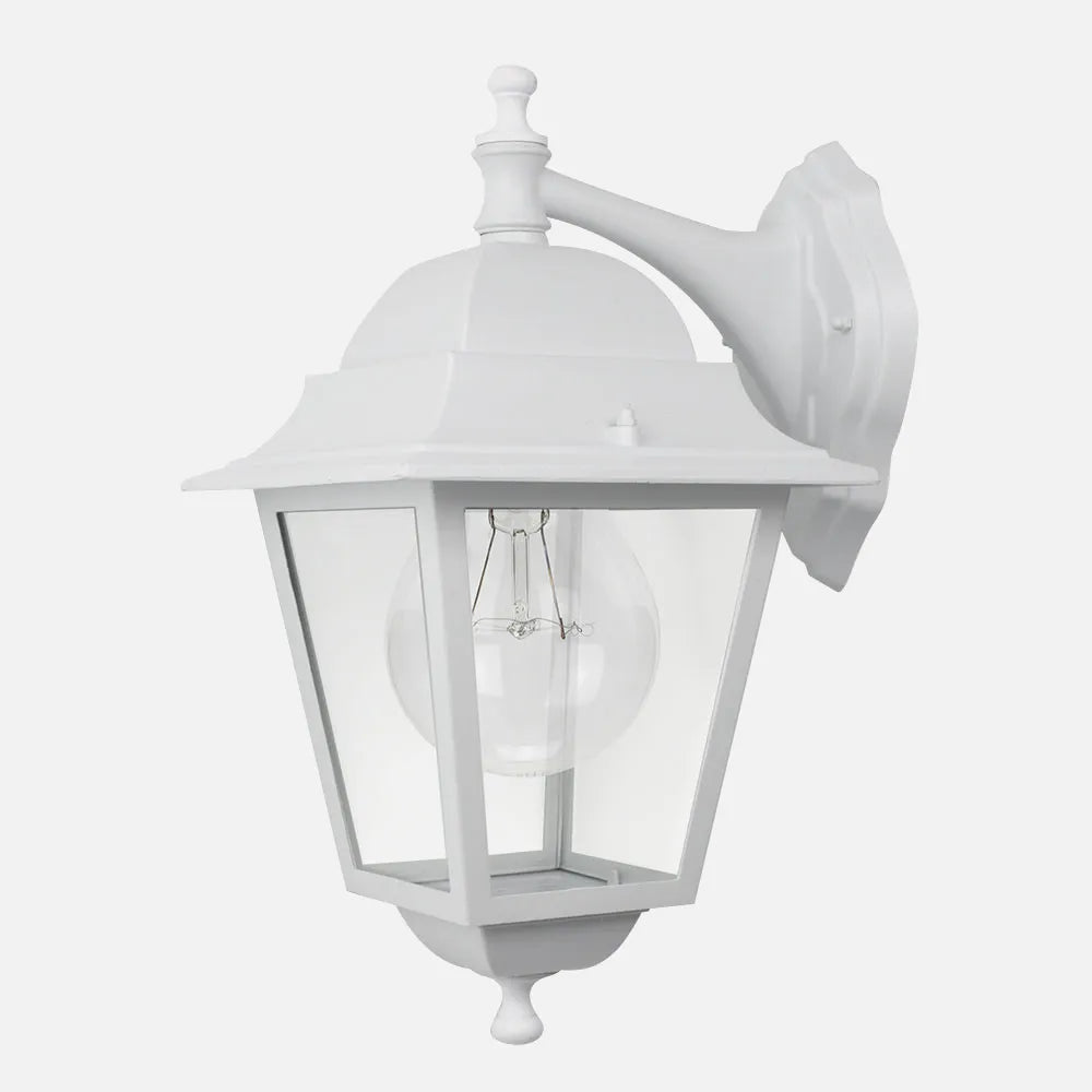 Aplique Exterior Aluminio Spica 1xe27 Blanco Ip44 42x28x21,5 Cm