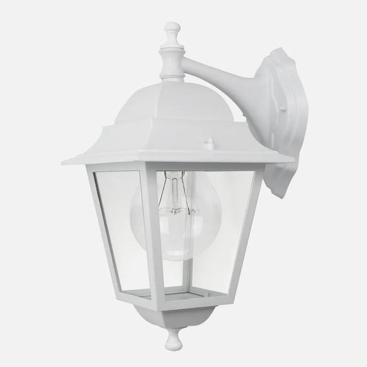 Aplique Exterior Aluminio Spica 1xe27 Blanco Ip44 42x28x21,5 Cm