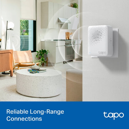 Tapo H100 – Concentrador Inteligente con 19 Tonos, Control centralizado del hogar Inteligente, conexión WiFi hasta 64 Dispositivos, Alarma Inteligente, Plug & Play