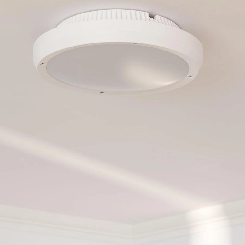 Plafón Circular para Exterior Ø300 mm IP65 Curio Blanco