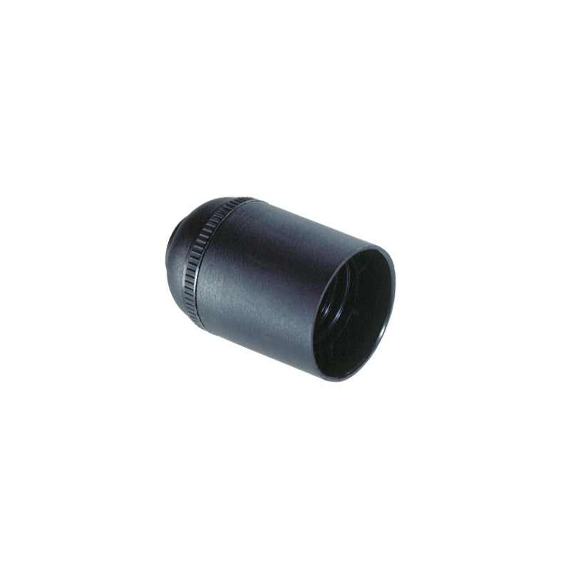 PORTALAMPARAS E-27 CONEXION C/TORNILLOS 4A 250V CUERPO LISO.ENTRADA ROSCADA M10-100,C/TOPE SEGURIDAD
