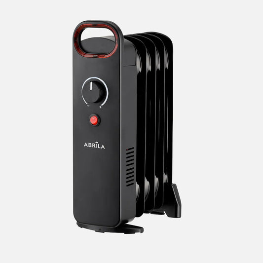 Radiador Aceite Lapacho 500w Negro Termost.reg 5 Elementos Proteccion Seg.asa 38x24x14cm