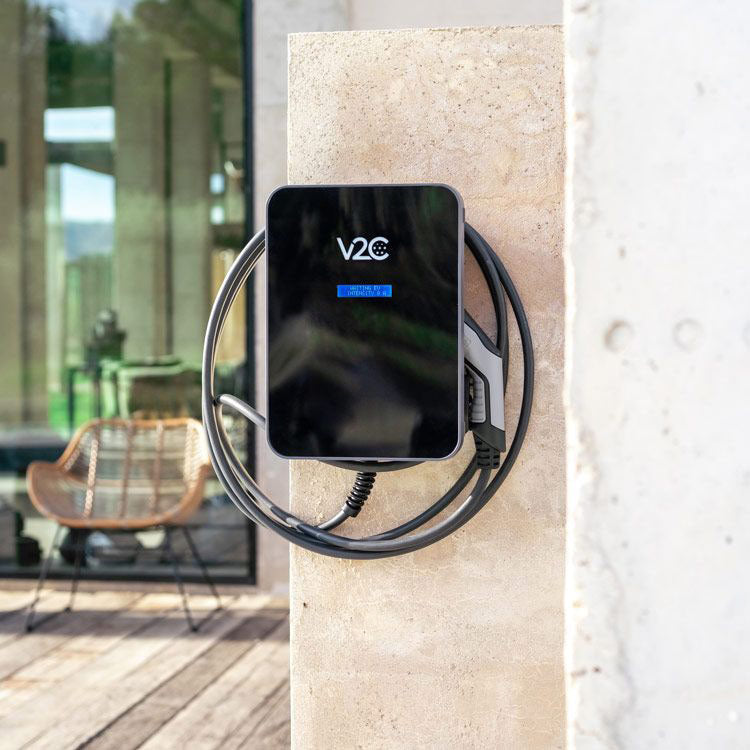 Cargador de coche V2C Trydan 22kW Trifásico Cable 10 Metros