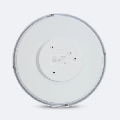 Plafón LED para Exterior 18W Circular con Detector de Movimiento Radar con Mando Ø300 mm