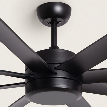 Ventilador de Techo Silencioso Hidra Negro 165cm Motor DC