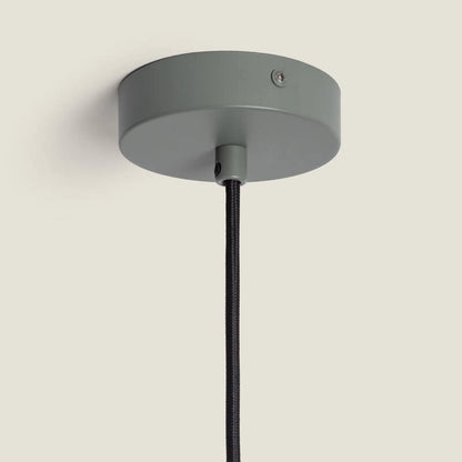Lámpara Colgante Metal y Madera Wawak