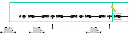 Conector final FLEX microinversores Hoymiles (HMS end Connector)