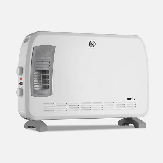 Convector Bengala 2000w Blanco/gris 3potencias funcion Turbo Termost.regulable Seguridad,asa 42,5x61x20,5cm