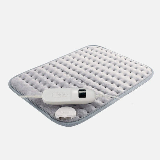 Almohadilla Electrica moraleja/vellon Gris 100w 40x30cm 9niveles Apagado Automatico Desmontable Y Lavable