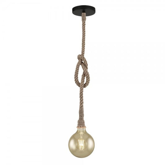 Lámpara de Techo Colgante de Cuerda Rope 1XE27