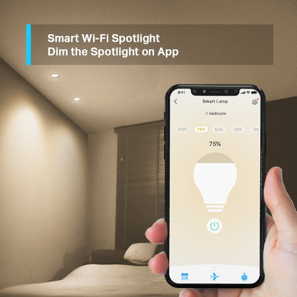 Bombilla LED Wi-Fi Inteligente GU10 (Luz Cálida)