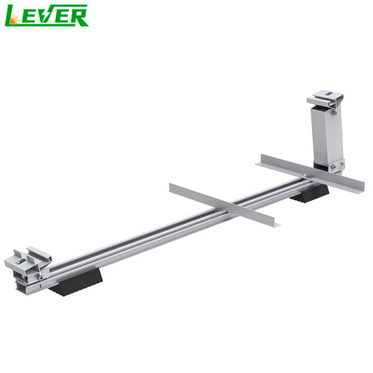 Sistema lastrado para cubierta plana Sur / Este-Oeste – LEVER