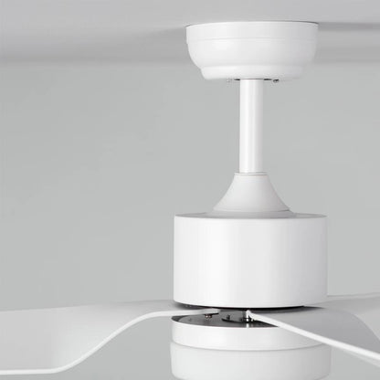 Ventilador de Techo Silencioso Minimal Blanco 132cm Motor DC