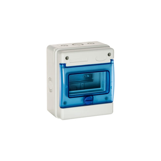 CAJA INDUSTRIAL DISTRIBUCION 6 ELEMENTOS.IP65 IK08 EXTERIORES 170X200X115MM PRETROQUELADO LATERAL,SU