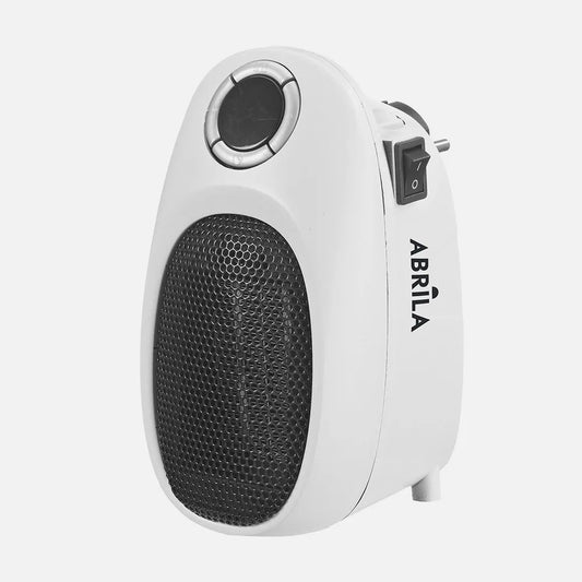 Mini Termoventilador Ceramico Malasia 500w Blanco Temperatura Reg,temporizador Seguridad Display 16x9x12cm