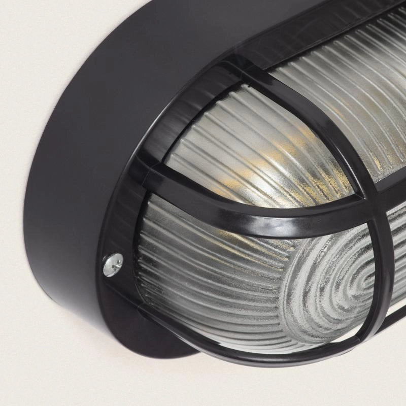 Plafón Oval para Exterior 205x120 mm Hublot Kildare