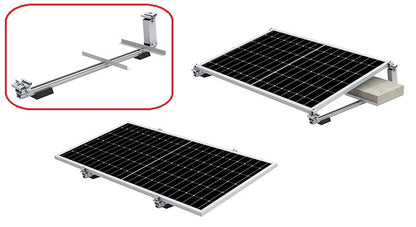 Sistema lastrado para cubierta plana Sur / Este-Oeste – LEVER