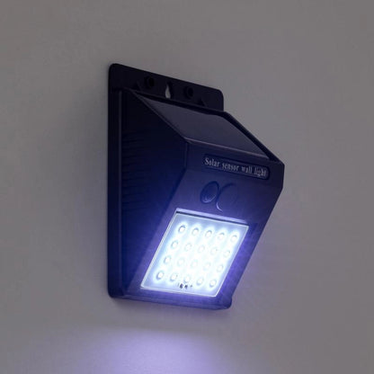 Aplique de Pared Exterior Solar LED IP65 Encendido Crepuscular