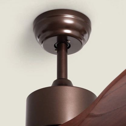 Ventilador de Techo Silencioso Forest Marrón 132cm Motor DC