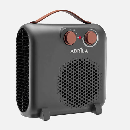 Termoventilador Elect.tundra 2000w Gris/marron 2potencias 3funciones Protecc.seg.luz Ind.24,8x23,3x11,7cm