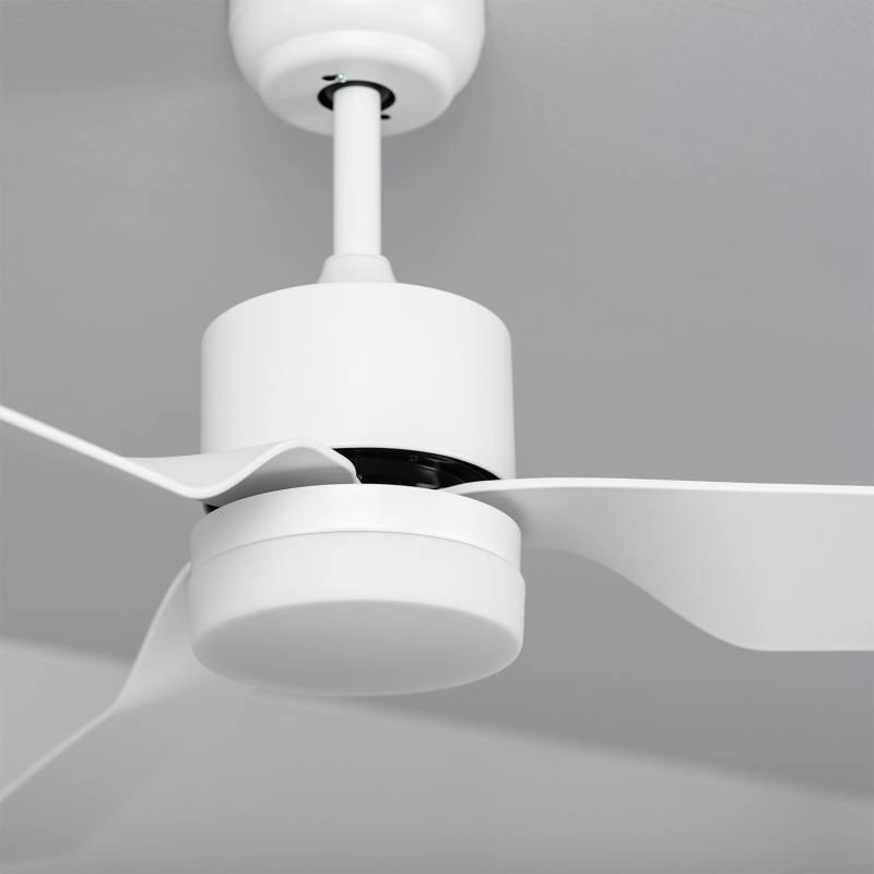 Ventilador de Techo Silencioso Minimal Blanco 132cm Motor DC