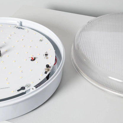 Plafón Emergencia LED 24W Circular Ø285 mm IP65 No Permanente