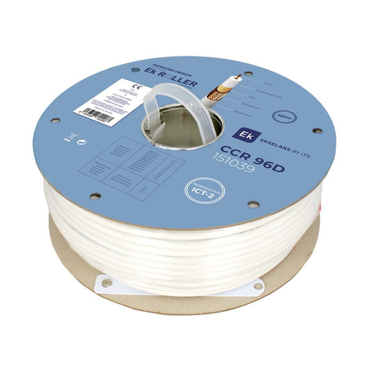 Cable coaxial. 6,8mm conductor de cobre 1mm. 96 hilos. pvc cpr dca. 100m